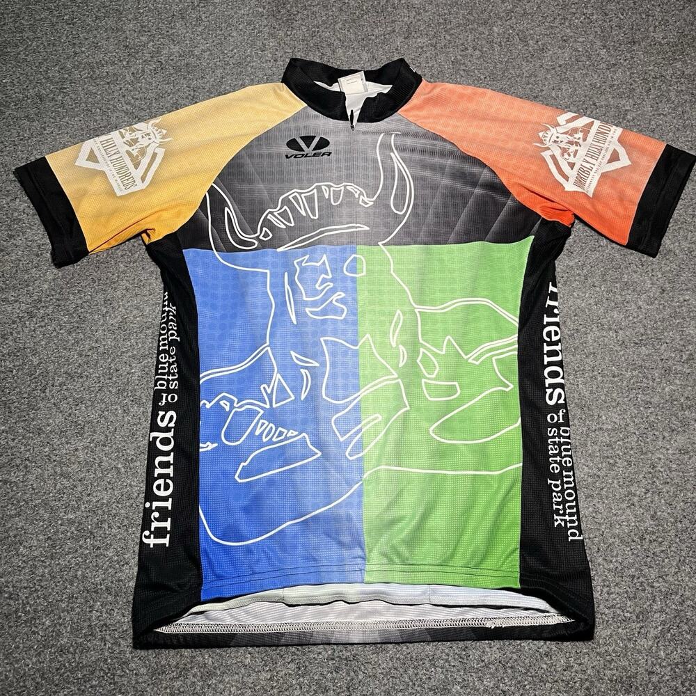 Voler Cycling Jersey Mens Large Horribly Hilly Hundreds Club Raglan Biking USA